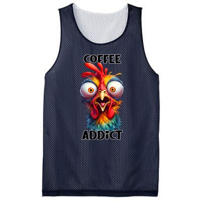 Coffee Addict Funny Turkey Mesh Reversible Basketball Jersey Tank