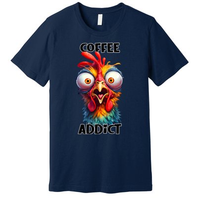 Coffee Addict Funny Turkey Premium T-Shirt