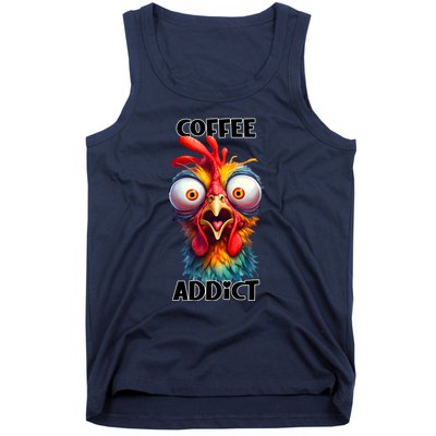 Coffee Addict Funny Turkey Tank Top