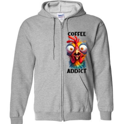 Coffee Addict Funny Turkey Full Zip Hoodie