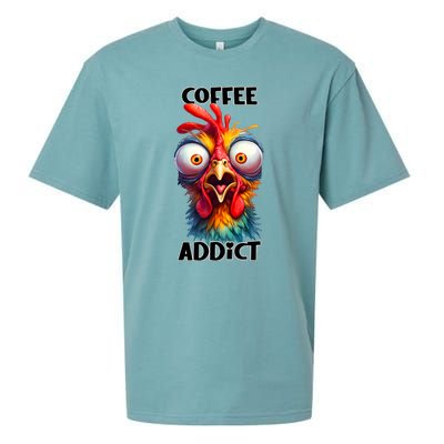 Coffee Addict Funny Turkey Sueded Cloud Jersey T-Shirt