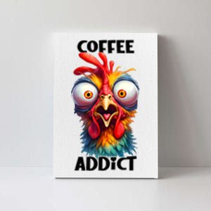 Coffee Addict Funny Turkey Canvas