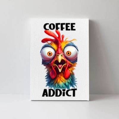 Coffee Addict Funny Turkey Canvas