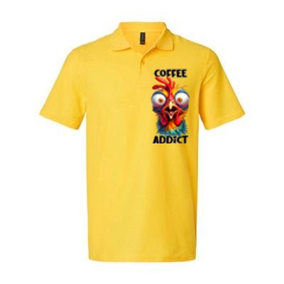 Coffee Addict Funny Turkey Softstyle Adult Sport Polo