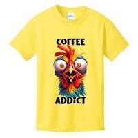 Coffee Addict Funny Turkey Kids T-Shirt