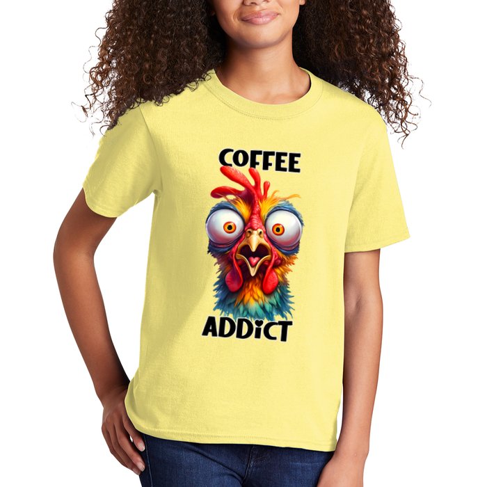 Coffee Addict Funny Turkey Kids T-Shirt