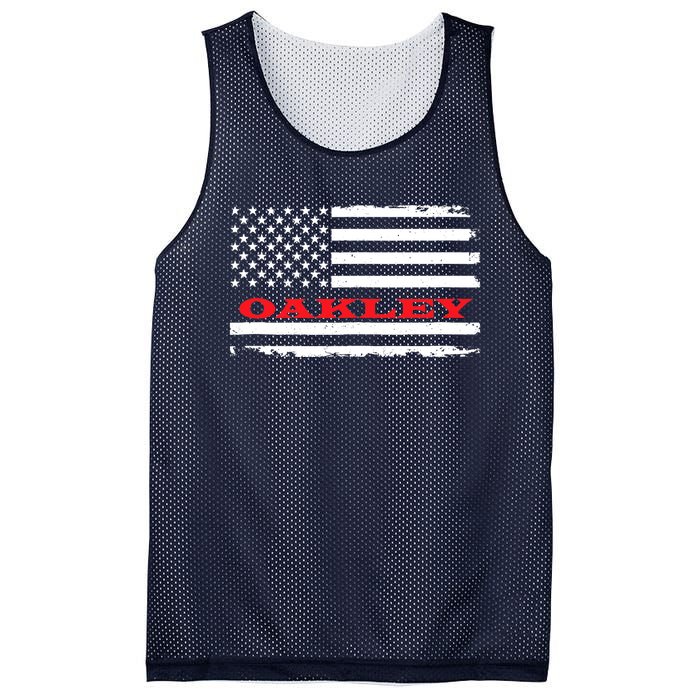 California American Flag Oakley USA Patriotic Souvenir Tank Top Mesh Reversible Basketball Jersey Tank