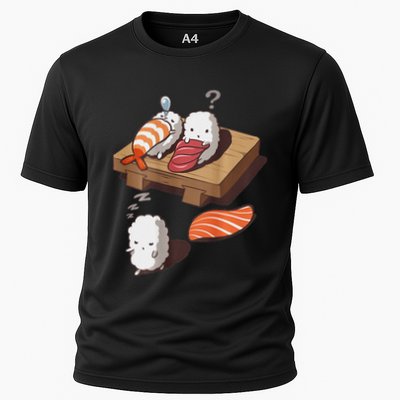Cute And Funny Japanese Nigiri Sushi Sleepwalking Performance Shirt