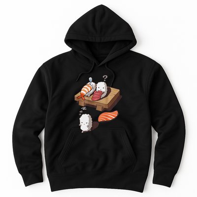 Cute And Funny Japanese Nigiri Sushi Sleepwalking Hoodie