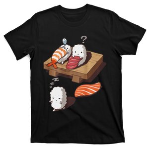 Cute And Funny Japanese Nigiri Sushi Sleepwalking T-Shirt