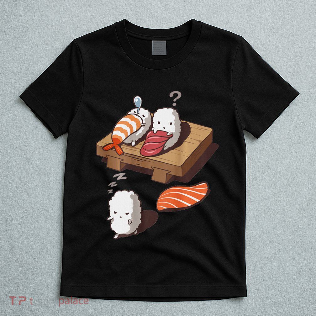 Cute And Funny Japanese Nigiri Sushi Sleepwalking T-Shirt