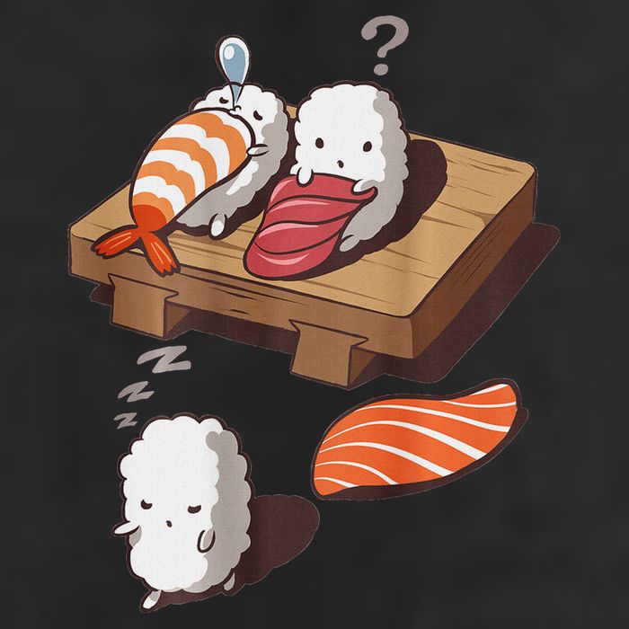 Cute And Funny Japanese Nigiri Sushi Sleepwalking Beanie