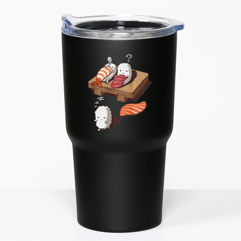 Cute And Funny Japanese Nigiri Sushi Sleepwalking Tumbler