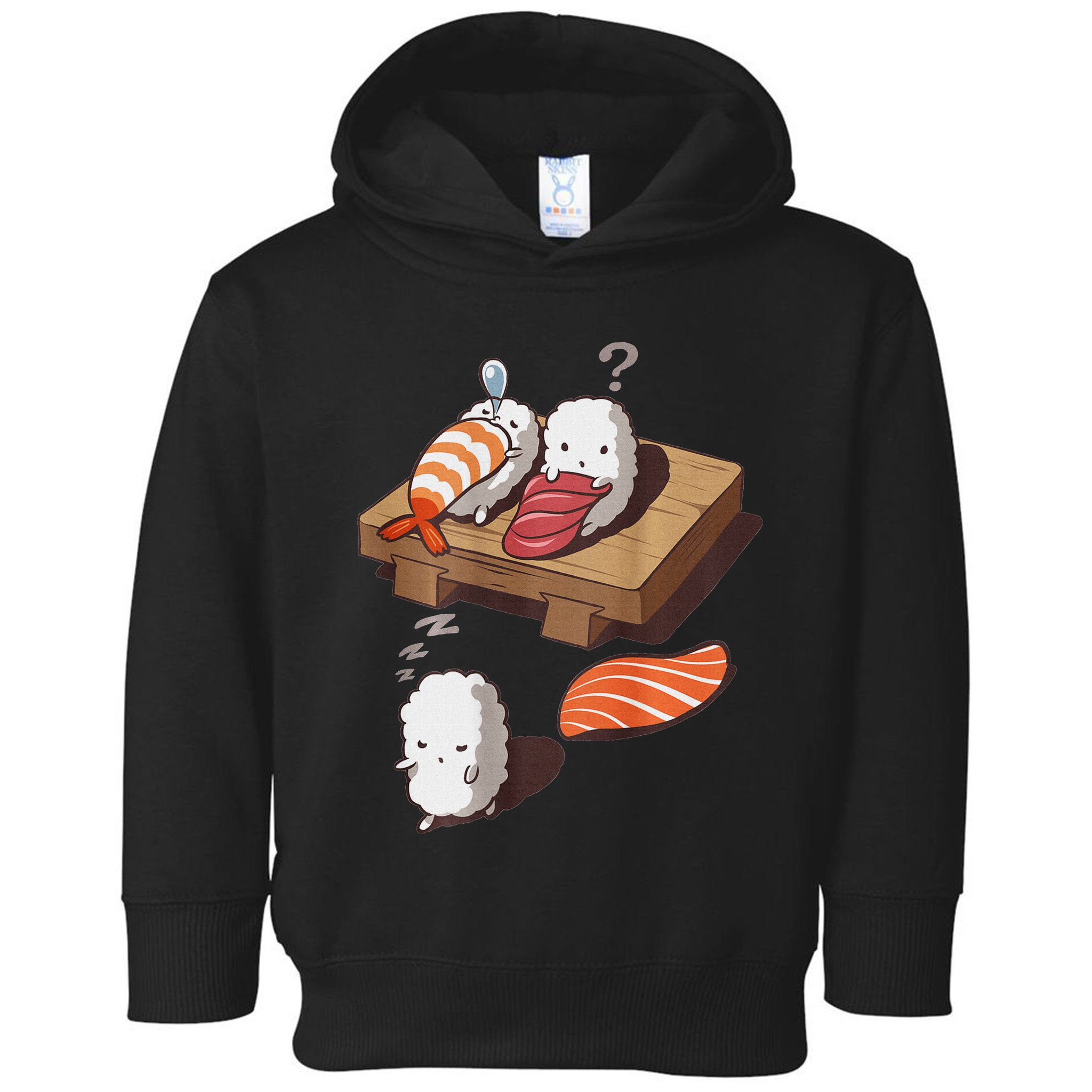 Cute And Funny Japanese Nigiri Sushi Sleepwalking Toddler Hoodie