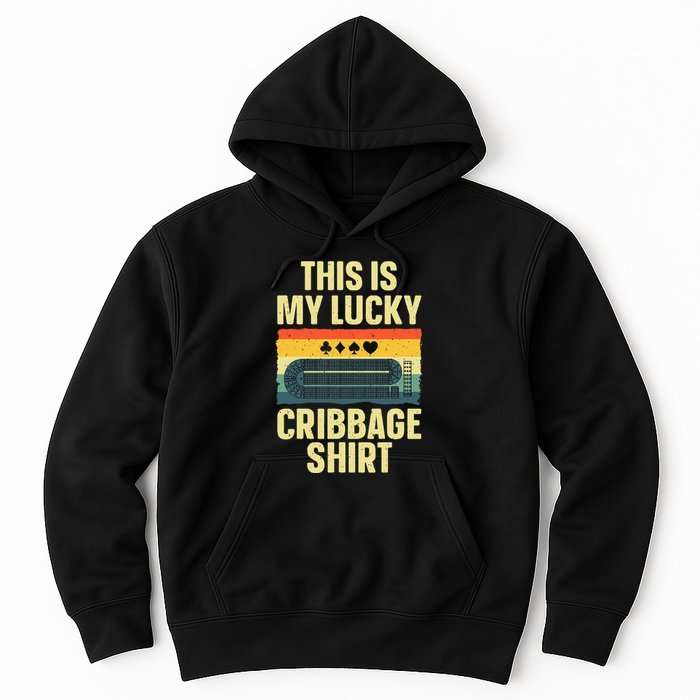 Cribbage Art For Cribbage Board Cribbage Player Hoodie