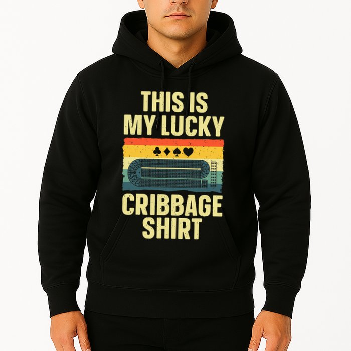 Cribbage Art For Cribbage Board Cribbage Player Hoodie