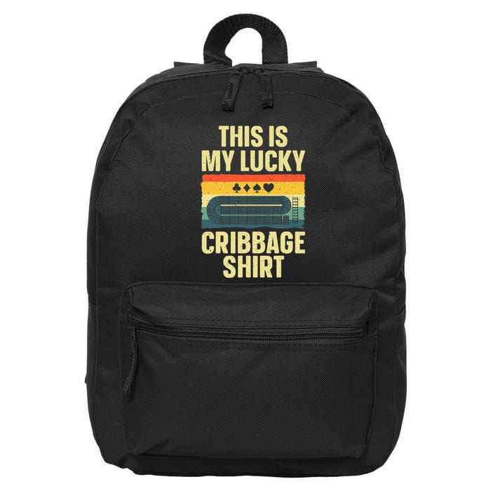 Cribbage Art For Cribbage Board Cribbage Player 16 in Basic Backpack