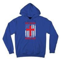 Christian American Flag One Nation Under God Funny Gift Tall Hoodie