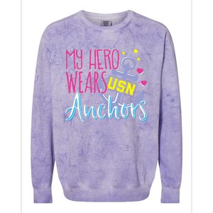 Chief Anchors For Husband Or Wife Colorblast Crewneck Sweatshirt