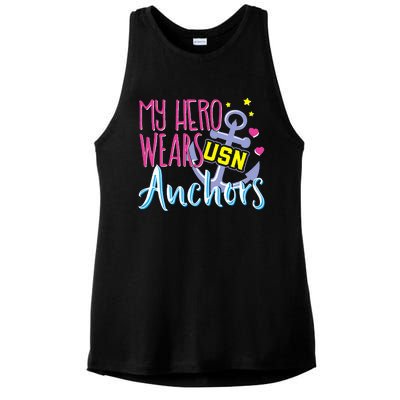 Chief Anchors For Husband Or Wife Ladies PosiCharge Tri-Blend Wicking Tank