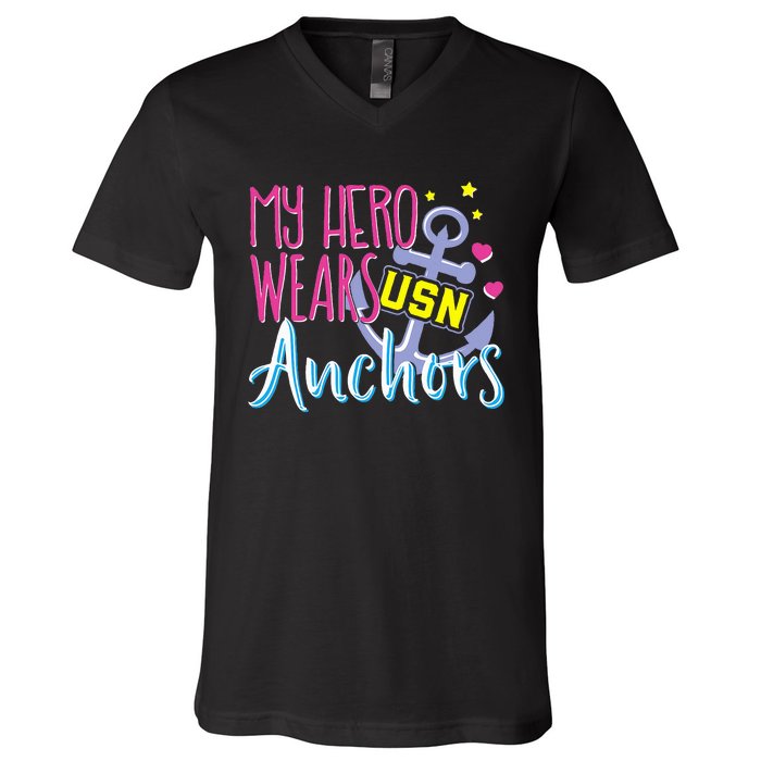 Chief Anchors For Husband Or Wife V-Neck T-Shirt