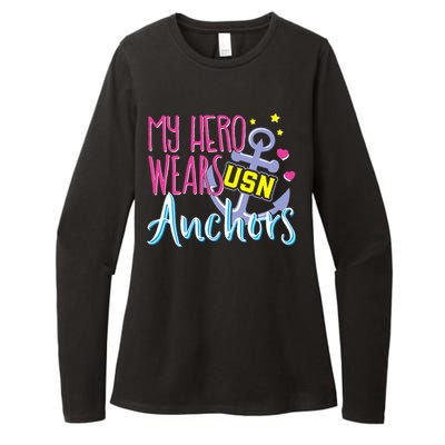 Chief Anchors For Husband Or Wife Womens CVC Long Sleeve Shirt