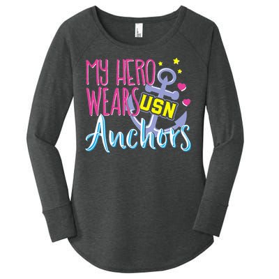 Chief Anchors For Husband Or Wife Women's Perfect Tri Tunic Long Sleeve Shirt