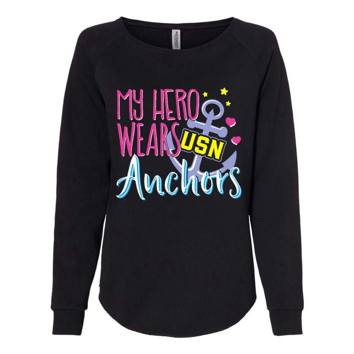 Chief Anchors For Husband Or Wife Womens California Wash Sweatshirt