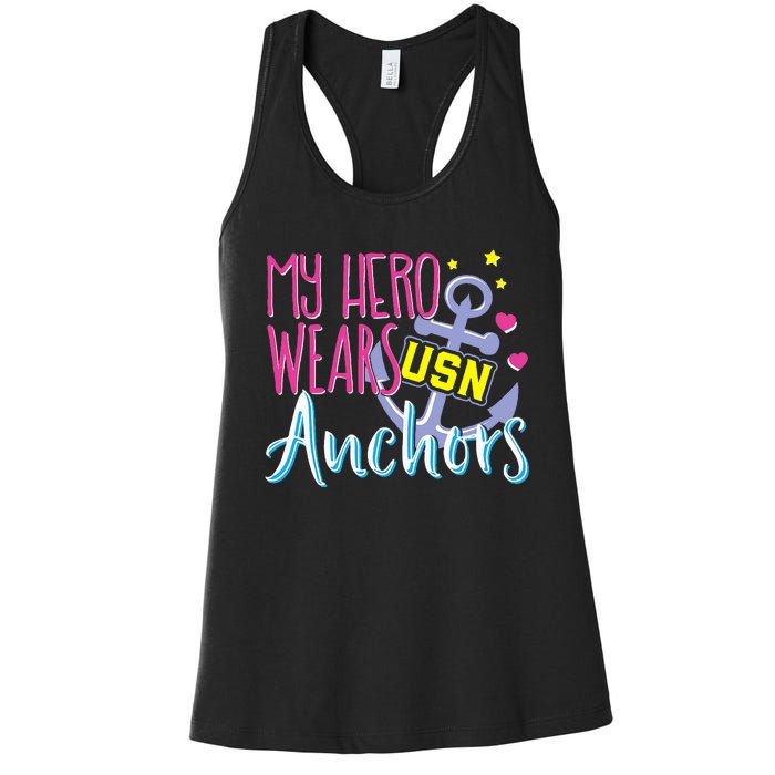 Chief Anchors For Husband Or Wife Women's Racerback Tank