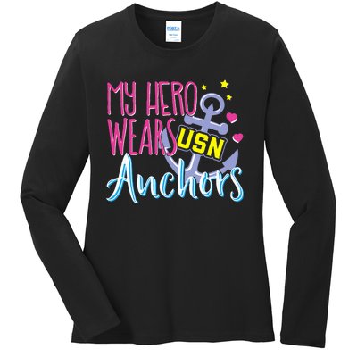 Chief Anchors For Husband Or Wife Ladies Long Sleeve Shirt