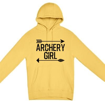 Cool Archery For Girls Crossbow Bow Hunting Archer Great Gift Premium Pullover Hoodie