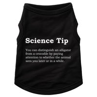 Crocodile Alligator Funny Science Tip Doggie Tank