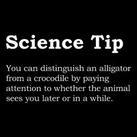 Crocodile Alligator Funny Science Tip Impact Tech Backpack