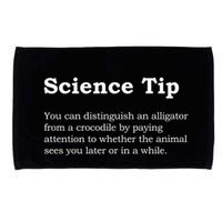 Crocodile Alligator Funny Science Tip Microfiber Hand Towel