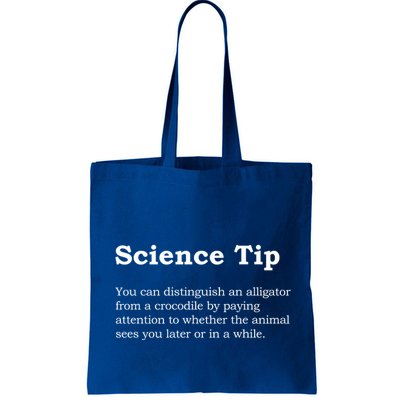 Crocodile Alligator Funny Science Tip Bag