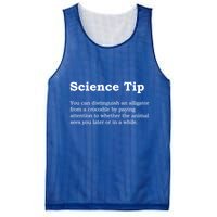 Crocodile Alligator Funny Science Tip Mesh Reversible Basketball Jersey Tank