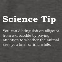 Crocodile Alligator Funny Science Tip Vector Backpack