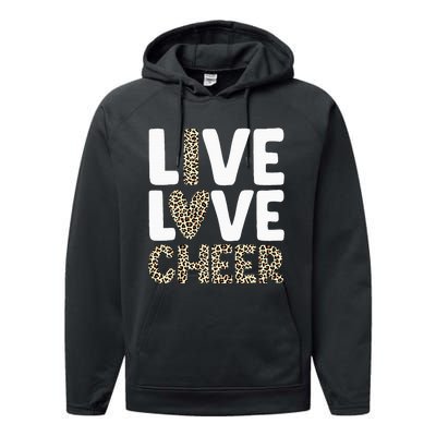 Cheerleading Art For Cheer Squad Cheerleader Performance Fleece Hoodie