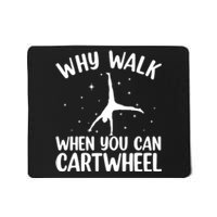 Cartwheel Art For Wo Girls Gymnast Gymnastics Tumbling Mousepad