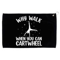 Cartwheel Art For Wo Girls Gymnast Gymnastics Tumbling Grommeted Golf Towel