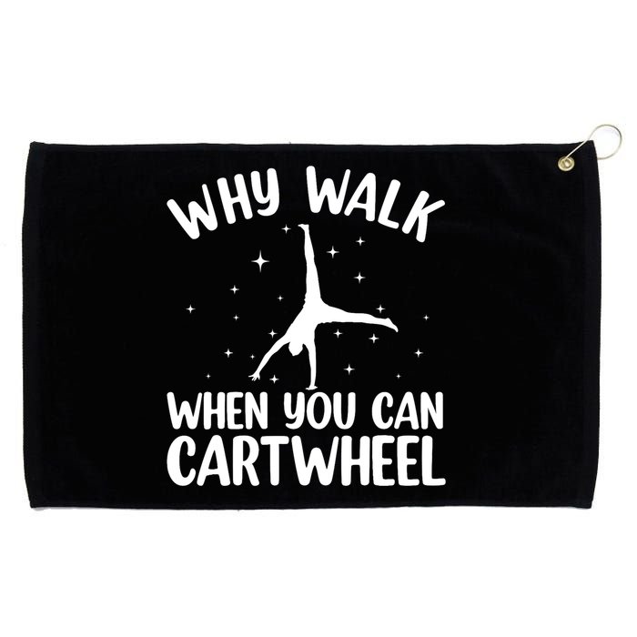 Cartwheel Art For Wo Girls Gymnast Gymnastics Tumbling Grommeted Golf Towel