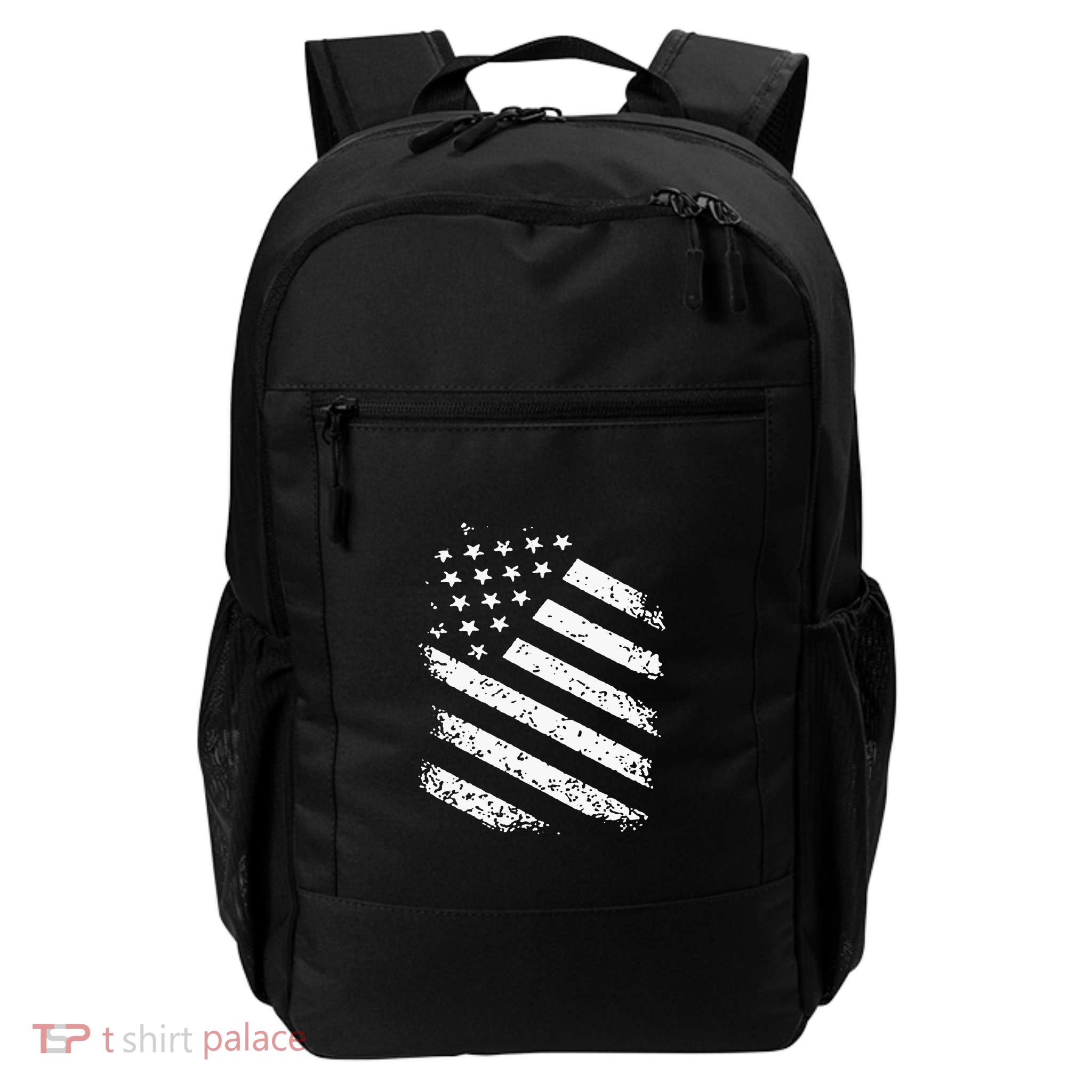 Classic American Flag Image Daily Commute Backpack