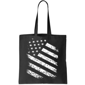 Classic American Flag Image Tote Bag