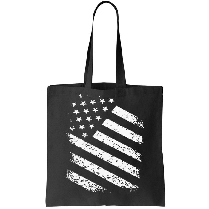 Classic American Flag Image Tote Bag