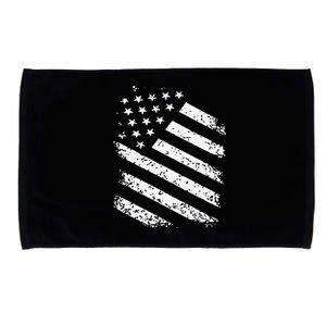 Classic American Flag Image Microfiber Hand Towel