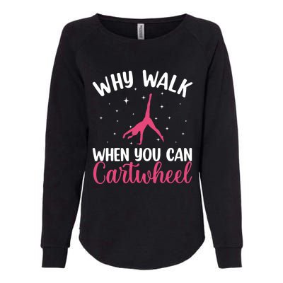 Cartwheel Art For Wo Girls Gymnast Gymnastics Tumbling Womens California Wash Sweatshirt