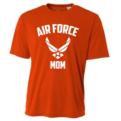 Cool Air Force Mom Gift Best Proud Military Veteran Women Funny Gift Cooling Performance Crew T-Shirt