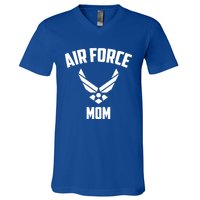 Cool Air Force Mom Gift Best Proud Military Veteran Women Funny Gift V-Neck T-Shirt