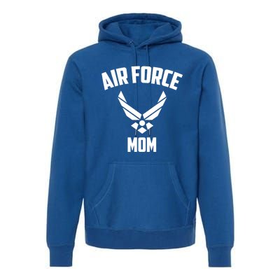 Cool Air Force Mom Gift Best Proud Military Veteran Women Funny Gift Premium Hoodie