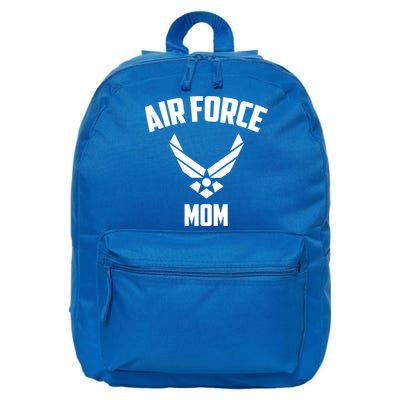 Cool Air Force Mom Gift Best Proud Military Veteran Women Funny Gift 16 in Basic Backpack